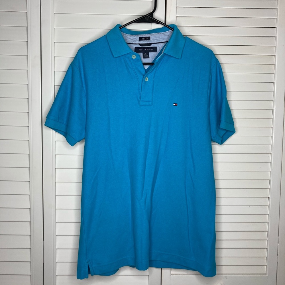 Tommy Hilfiger light blue polo - Picture 1 of 3